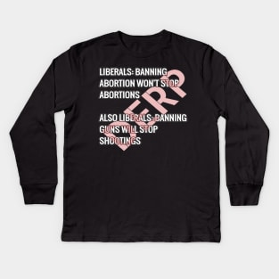 Liberal Derp Kids Long Sleeve T-Shirt